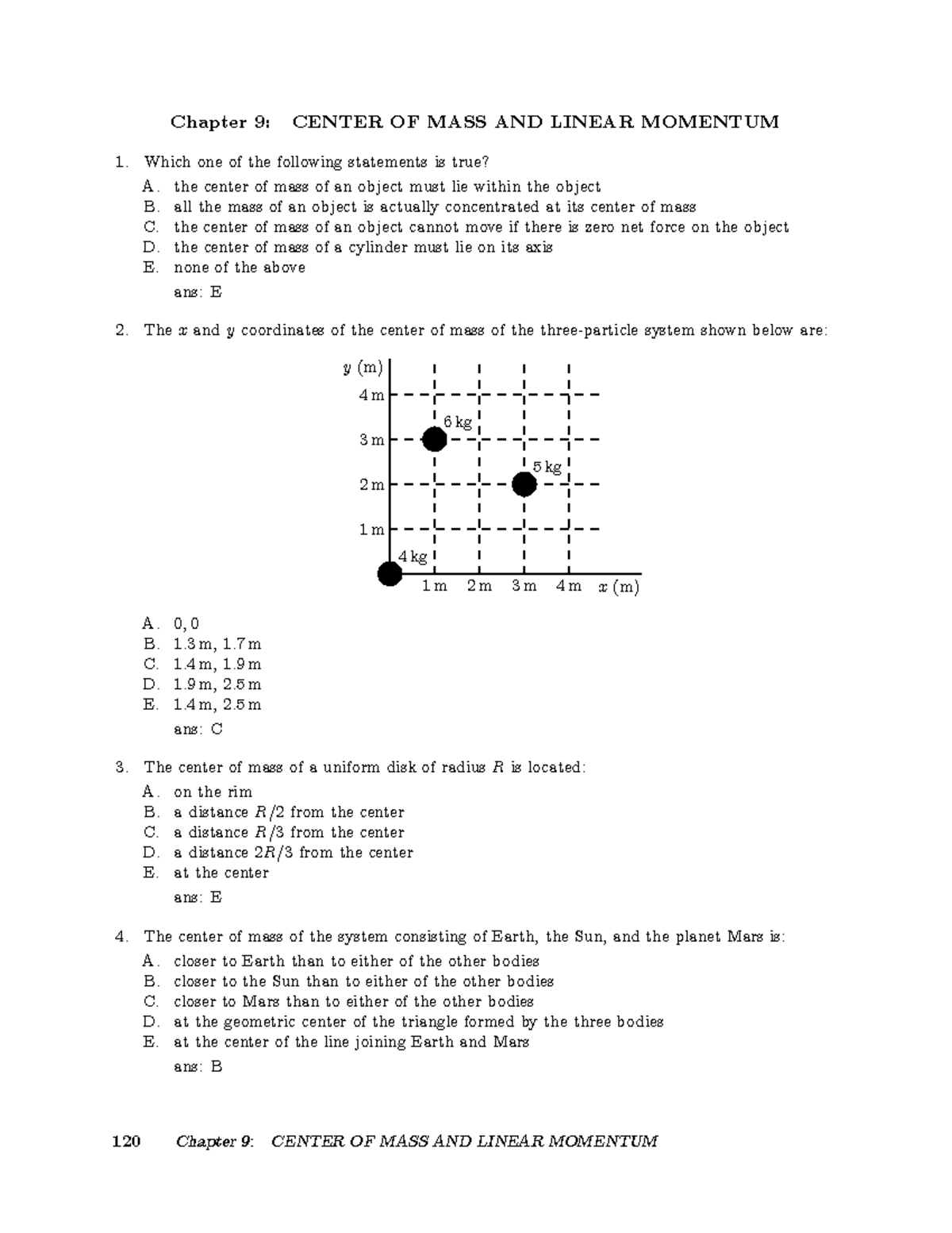 Chapter 9 test bank - multiple choice practice test for final exam ...