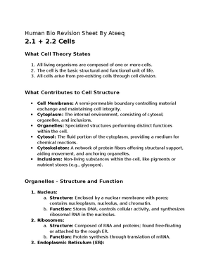Task 11 - SHE - Topic 1, 2, or 3 - open ended - Stage 2 Biology ...