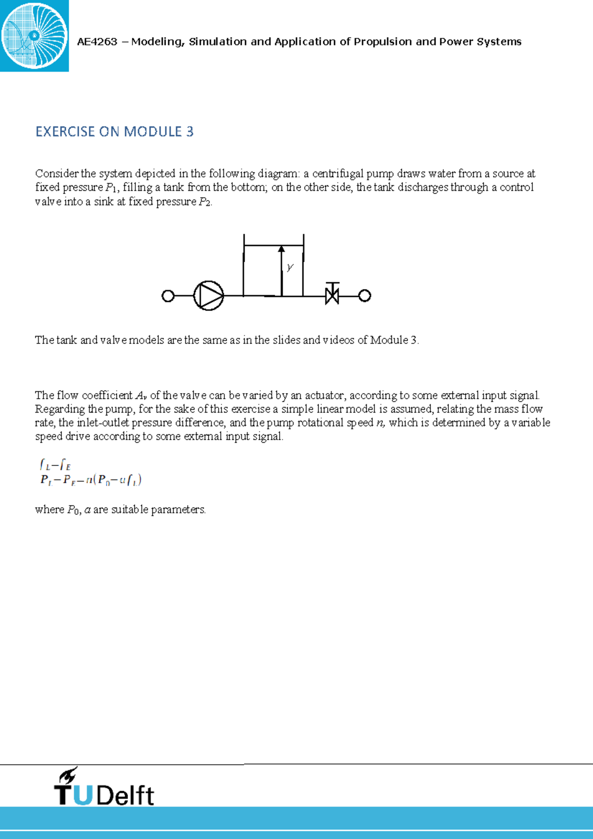 AE4263 - Exercise 3: Modelling Simulation Mandatory Assignment ...