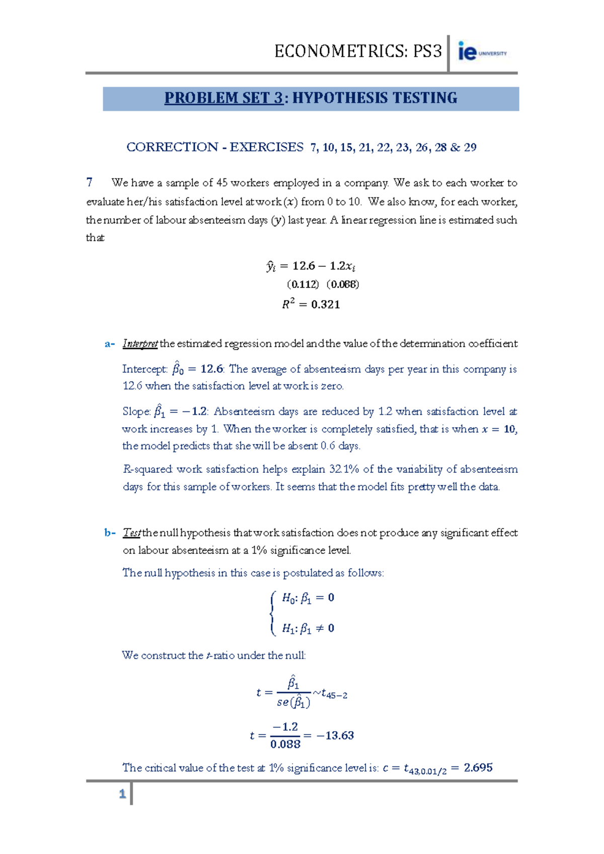 Problem Set 3 171 8 - PROBLEM SET 3: HYPOTHESIS TESTING CORRECTION ...