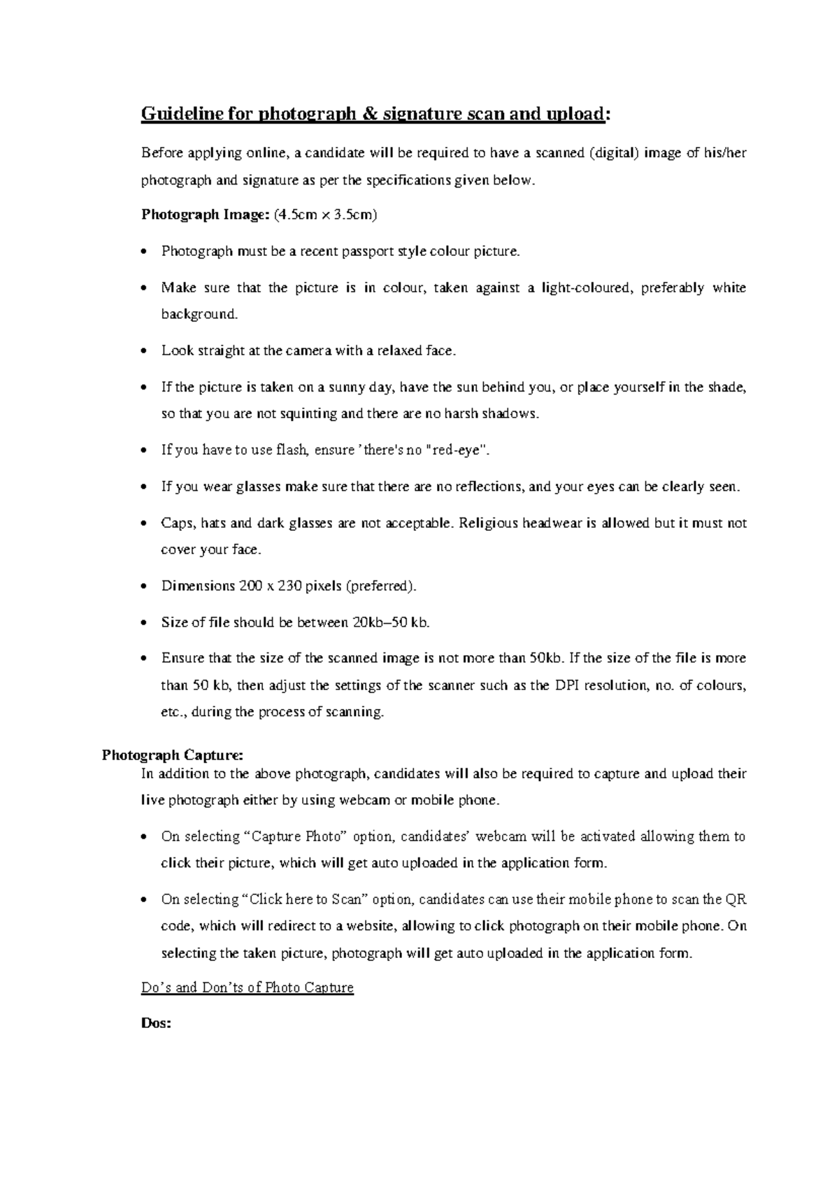 Photo Upload Guidelines for Application Process - GHH - Studocu