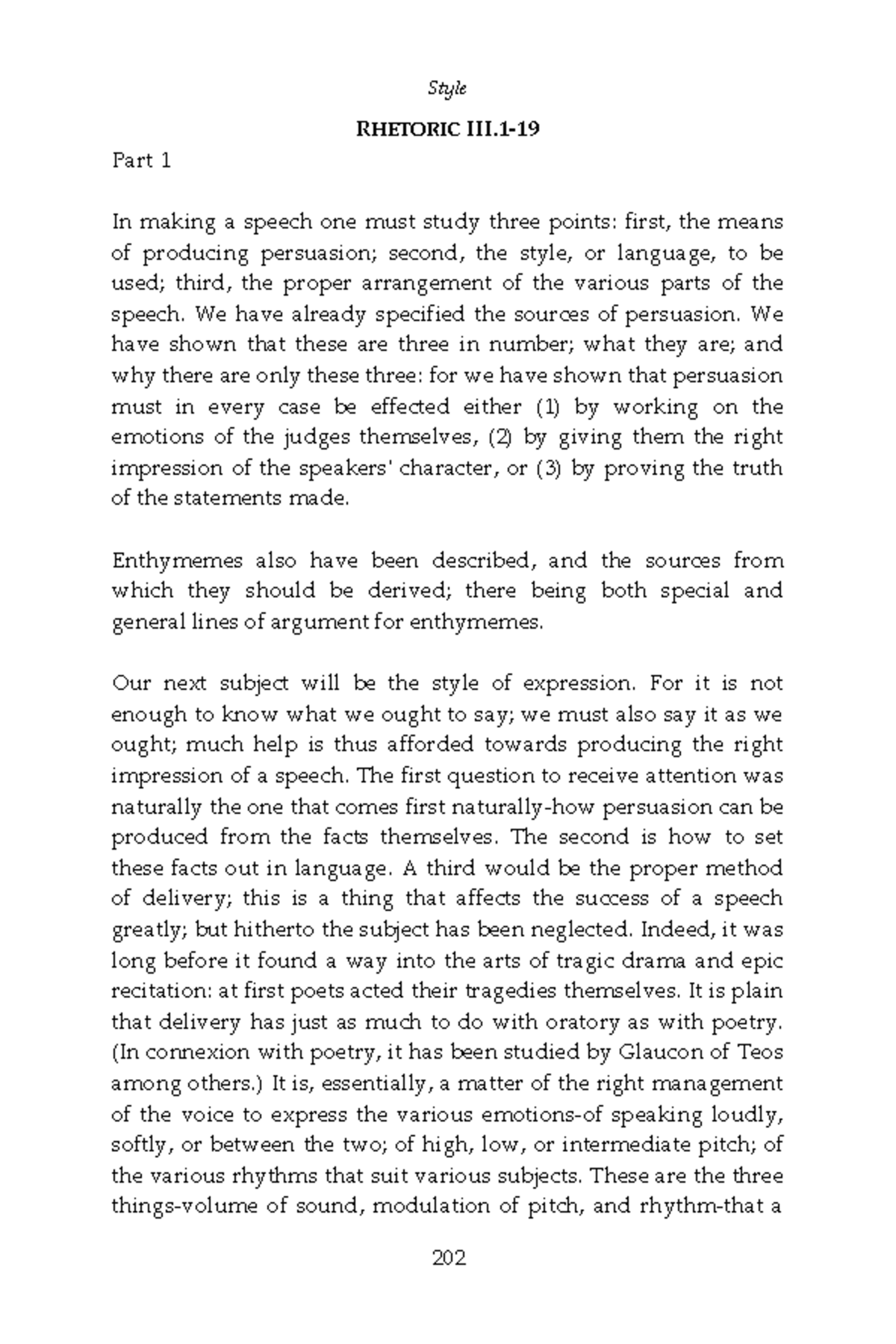 Final Exam Notes on Rhetoric, Delivery, and Style - RHET 101 - Studocu
