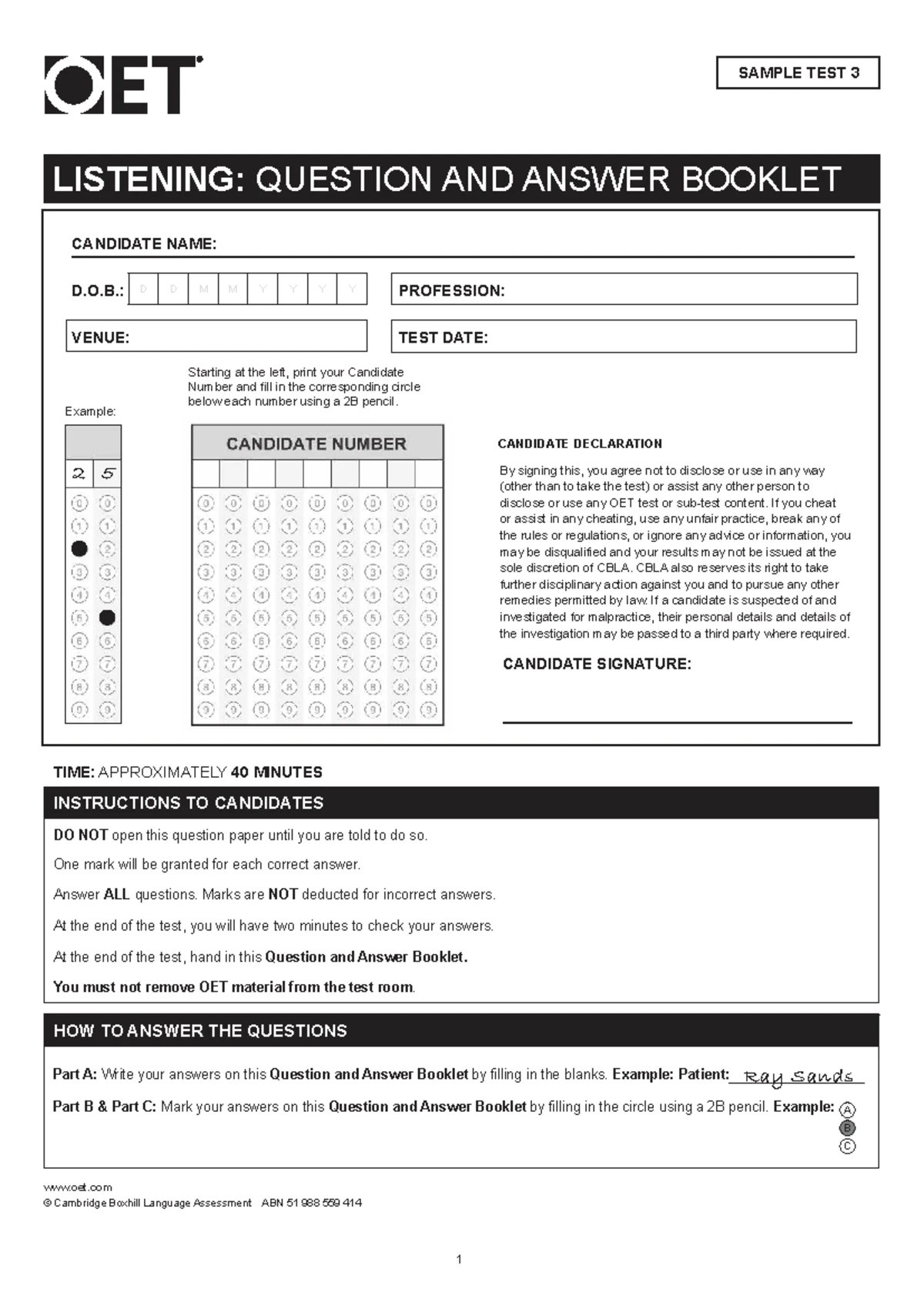 3- Sample Test 1 - Practice Questions and Solutions - Studocu