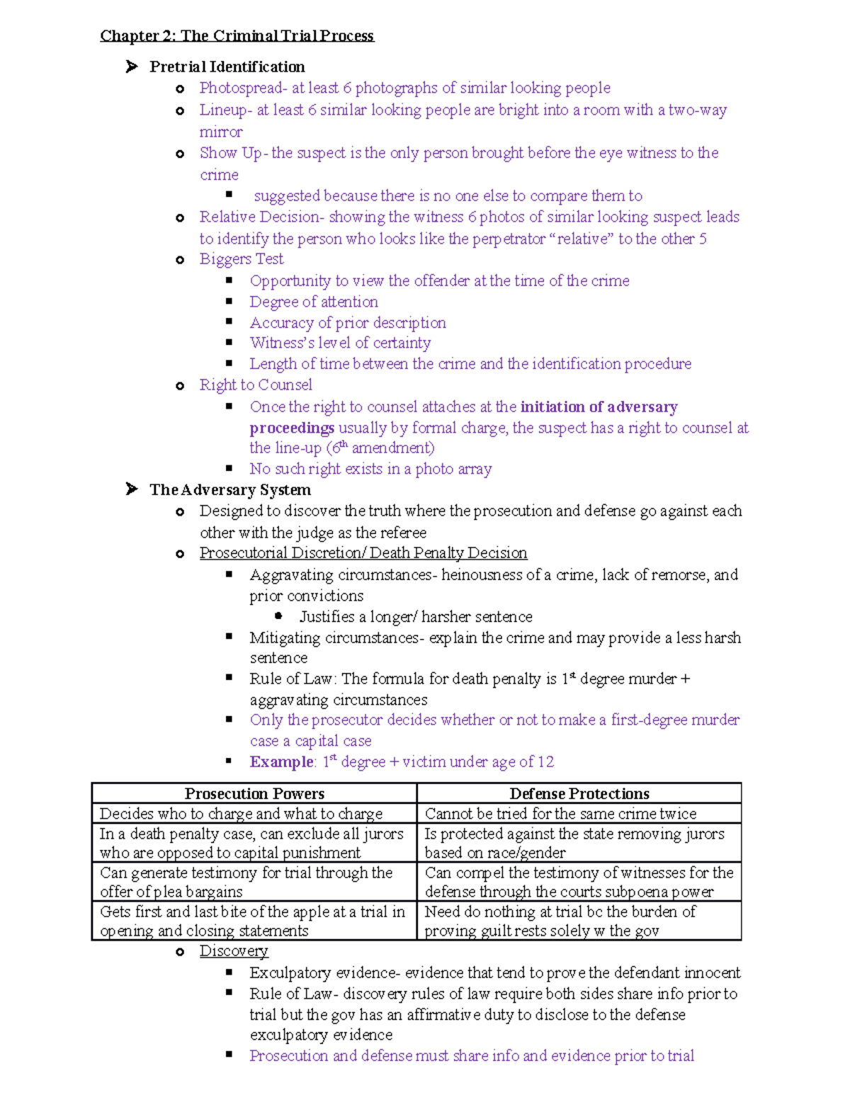 Chapter 2: Overview of the Criminal Trial Process and Key Concepts ...