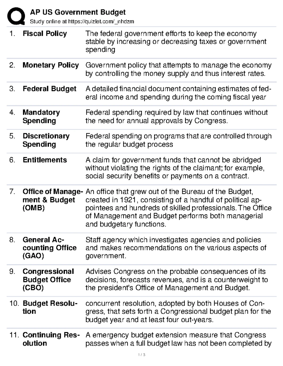 AP Gov Unit 2 Notes: Key Concepts and Terms for Study - Studocu