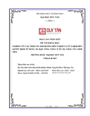 [Solved] Phng php nghin cu ti KHO ST MC HI LNG V LNG TRUNG THNH CA KHCH ...