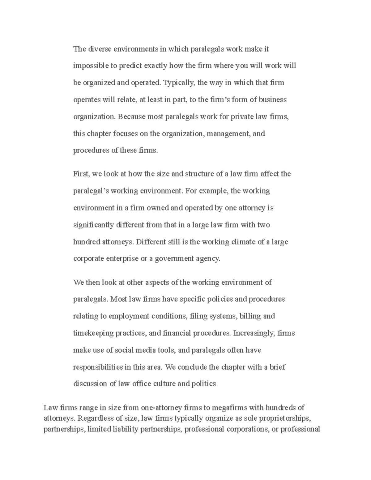 Understanding Timekeeping and Billing Procedures in Law Firms (PLG 101 ...