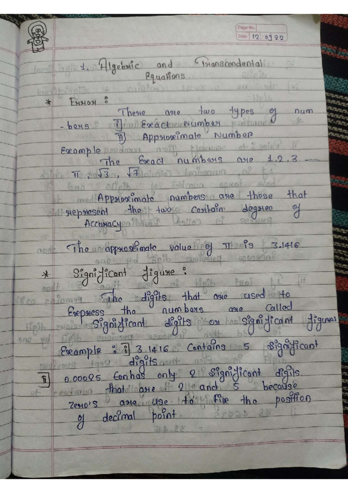M2C1 - Algebraic and Transcendental Equations Study Notes - Studocu