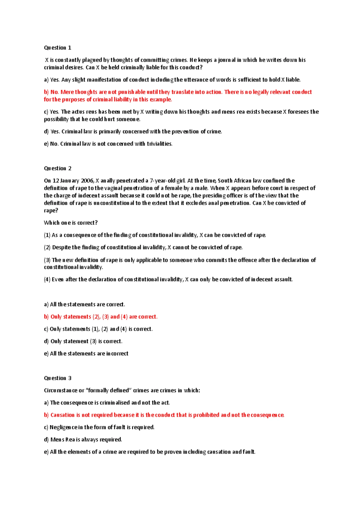 CRW2601 Past Exam Papers - CRW2601 - Studocu