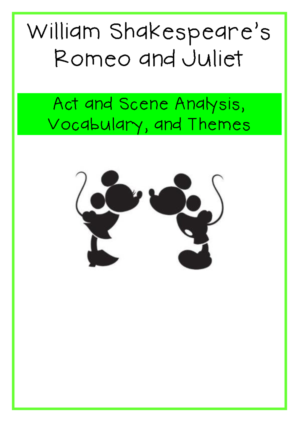 Romeo and Juliet Analysis: Act 1-3 Themes, Vocabulary, and Insights ...