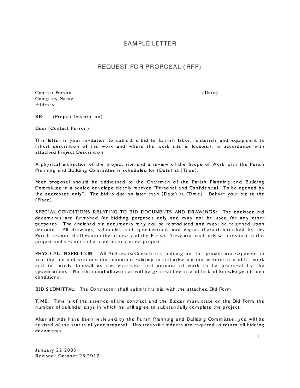 RFP Submission Guidelines and Requirements for Project Bids - Studocu