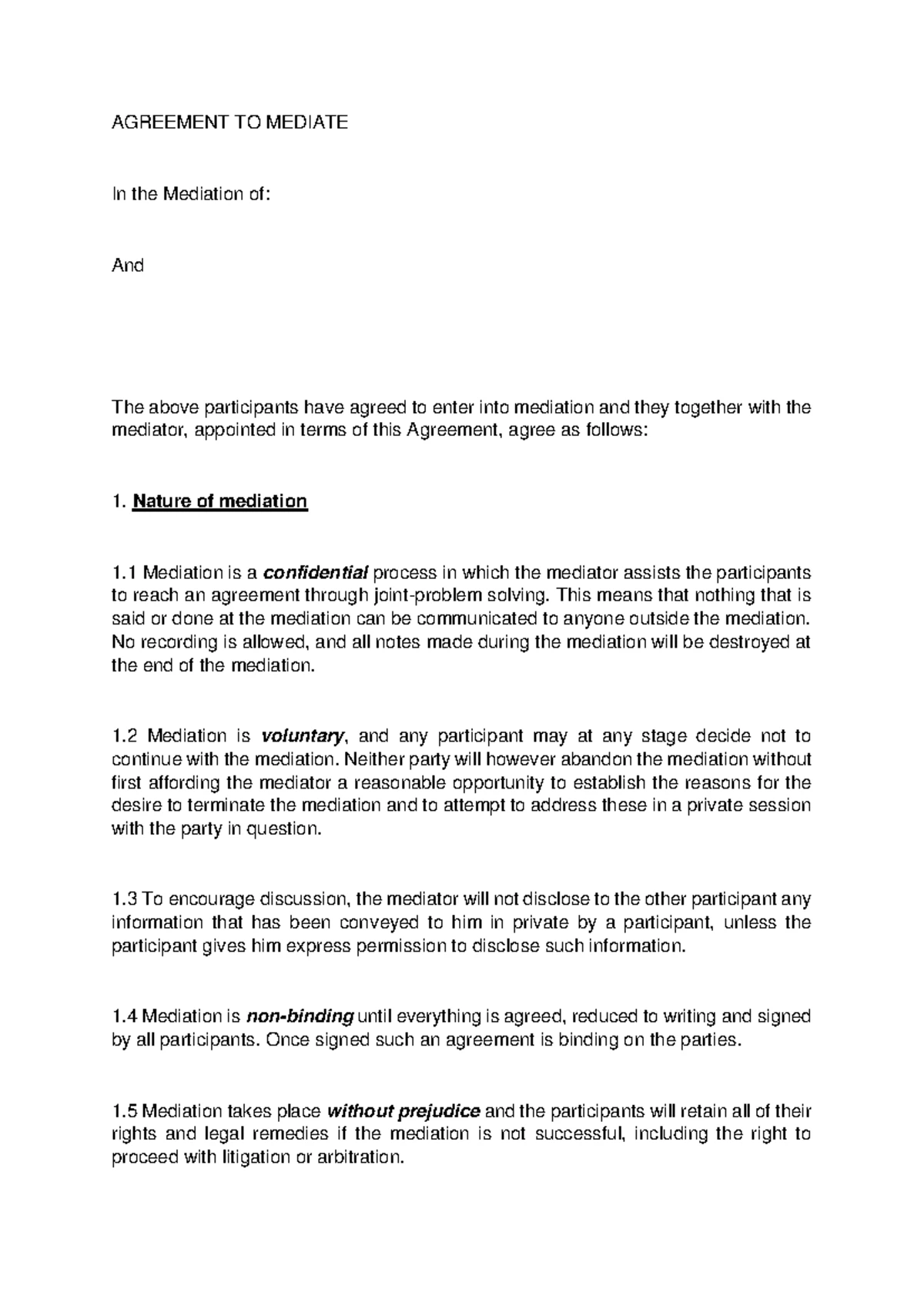 DOC-20220825-WA0008 - Mediation notes - INTRODUCTION TO MEDIATION ...