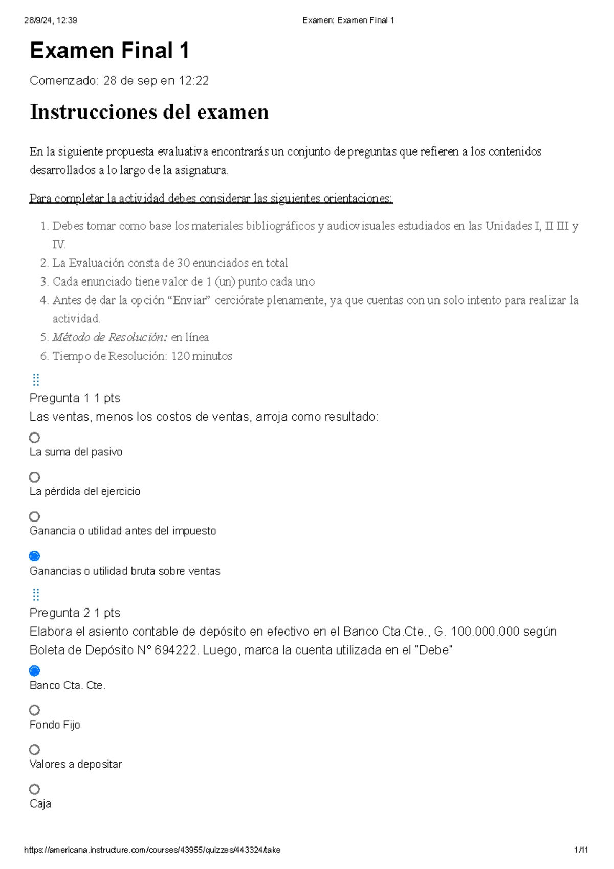 Examen Parcial 1 - [Unidad 1 Y Unidad 2] Contabilidad Financiera ...