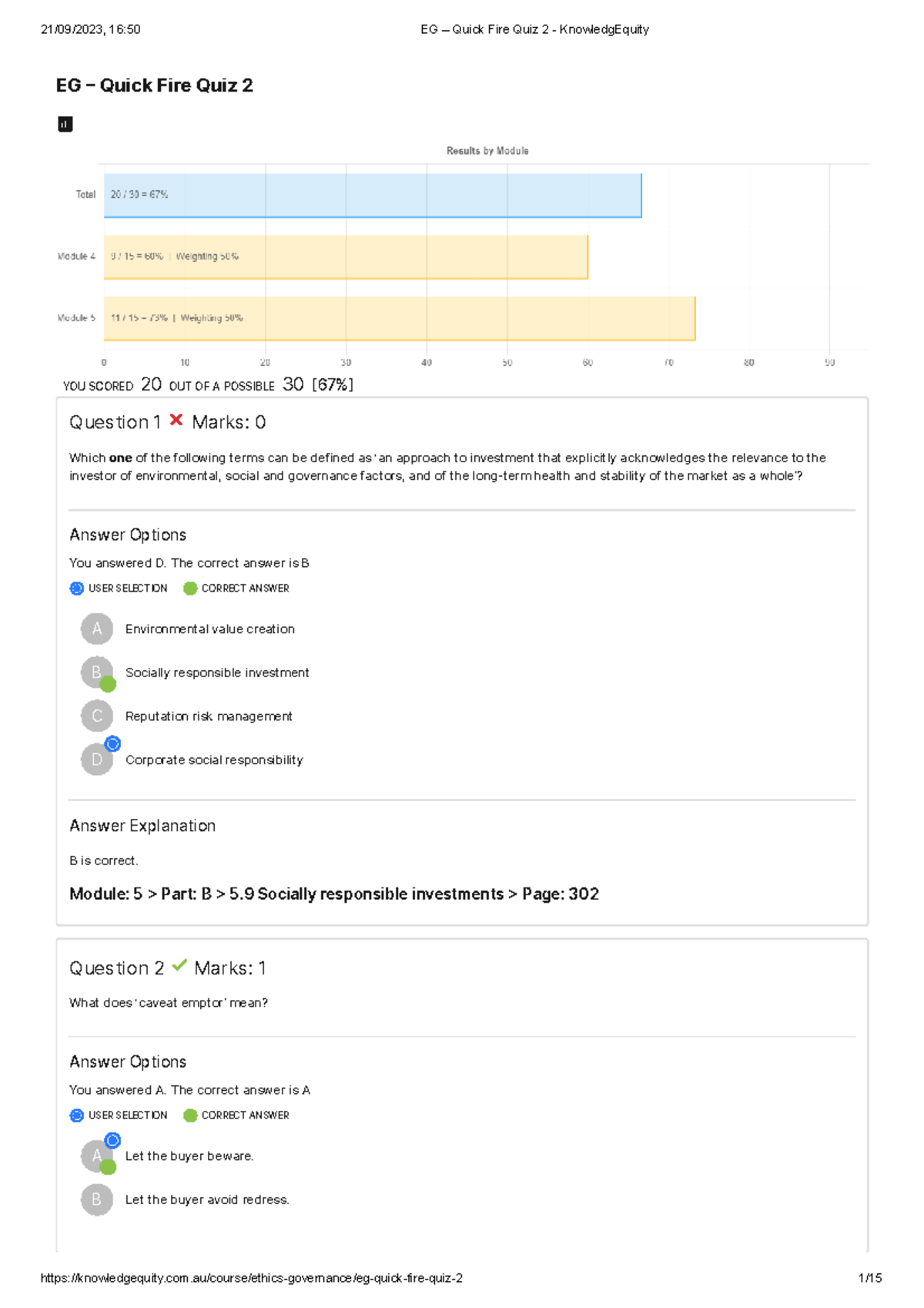 EG – Quick Fire Quiz 2 - Knowledge Equity Assessment and Review - Studocu