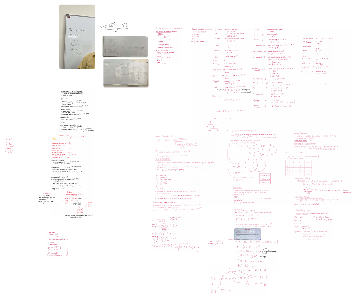Mmw - Final Exam Notes on Mathematical Language and Sets - Studocu