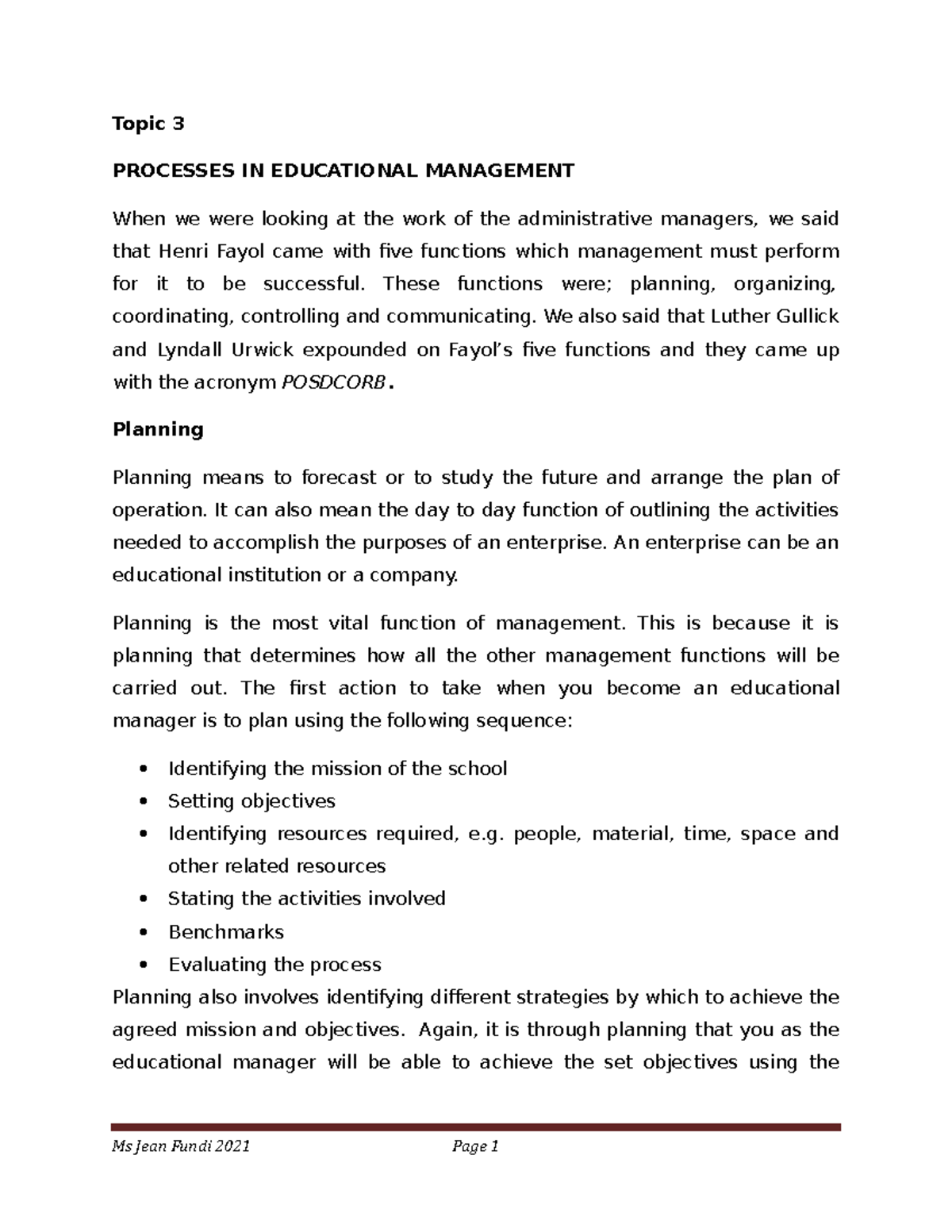 Educational Management Processes: Insights into School Administration ...