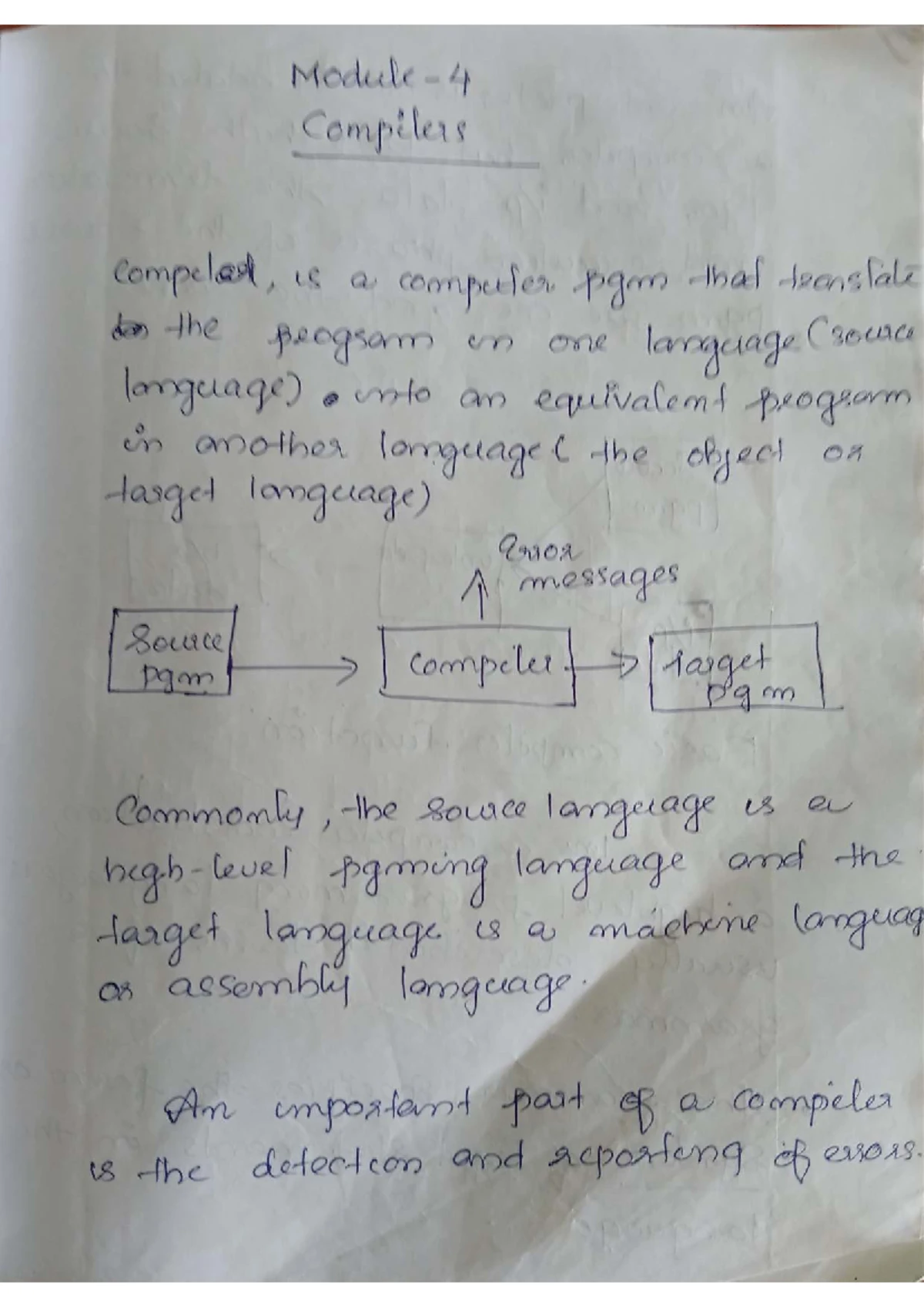 System Software Overview: Module 1 (CS101) - Studocu