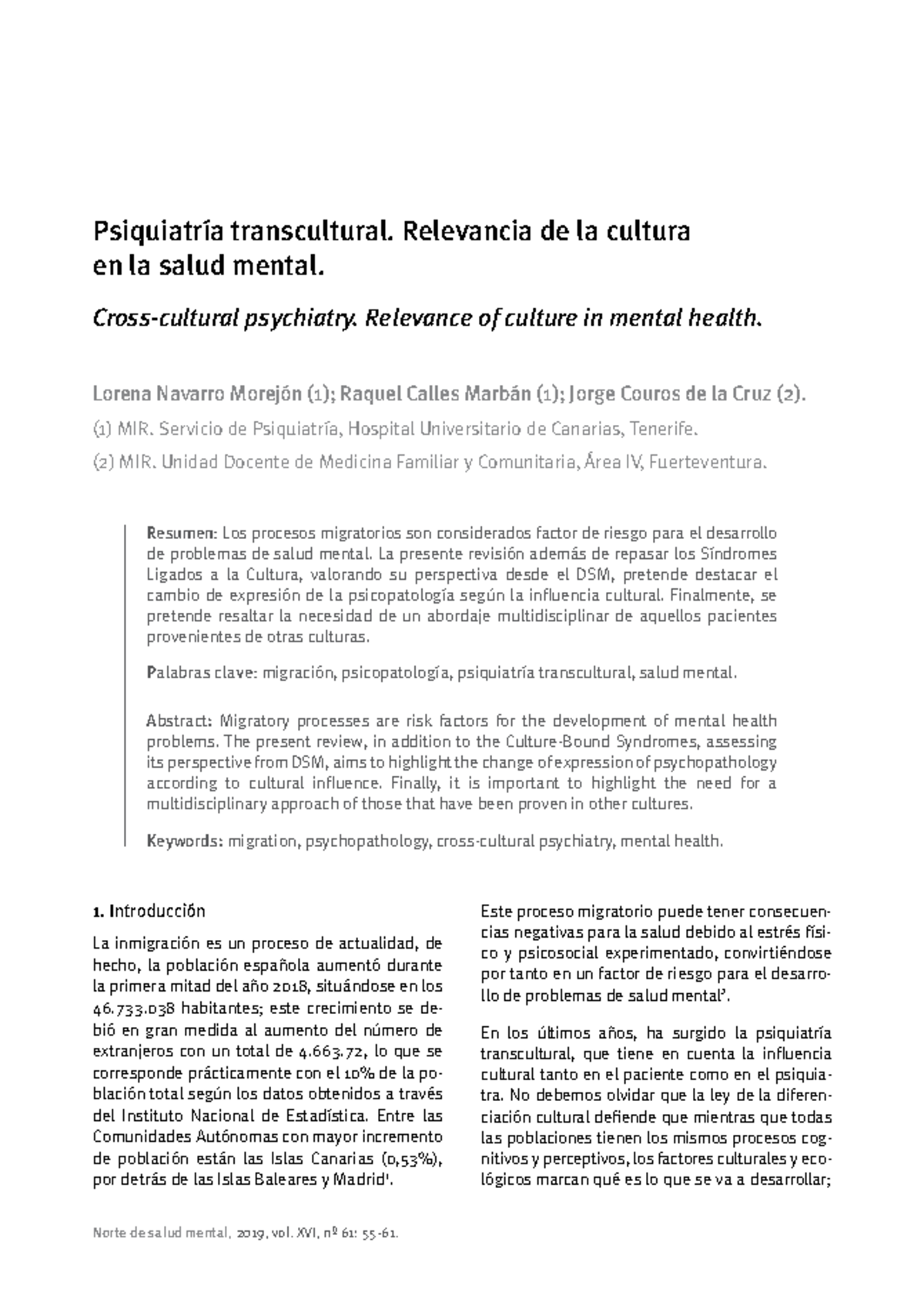 Psiquiatría Transcultural: Impacto de la Cultura en la Salud Mental ...