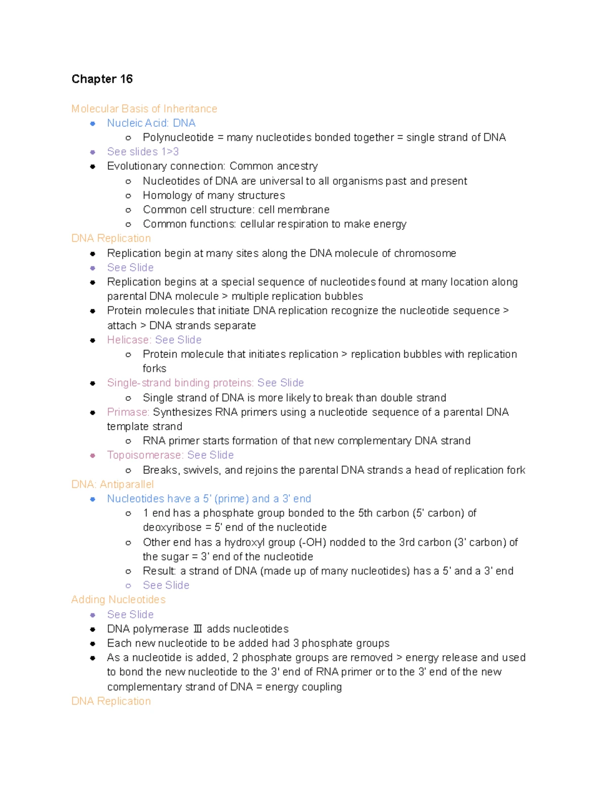 BIO 120: Final Exam Study Guide for Fall 2024 - Studocu