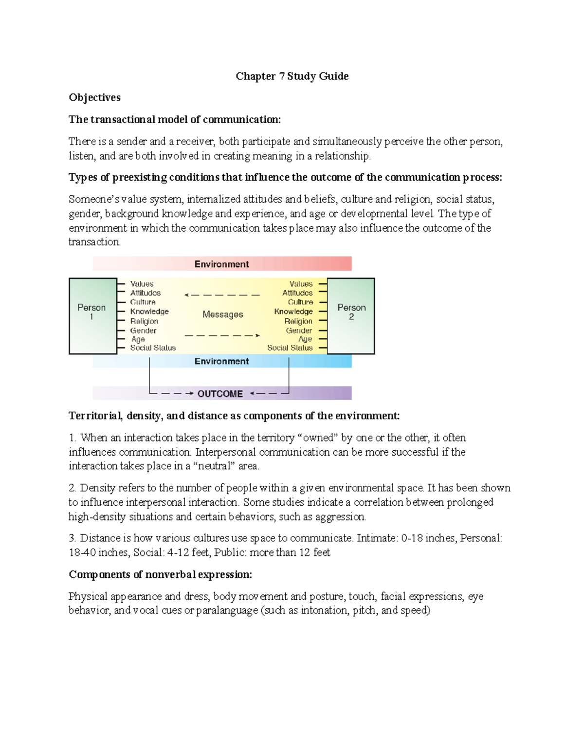 Chapter 7 Study Guide: Communication Models & Techniques Overview - Studocu