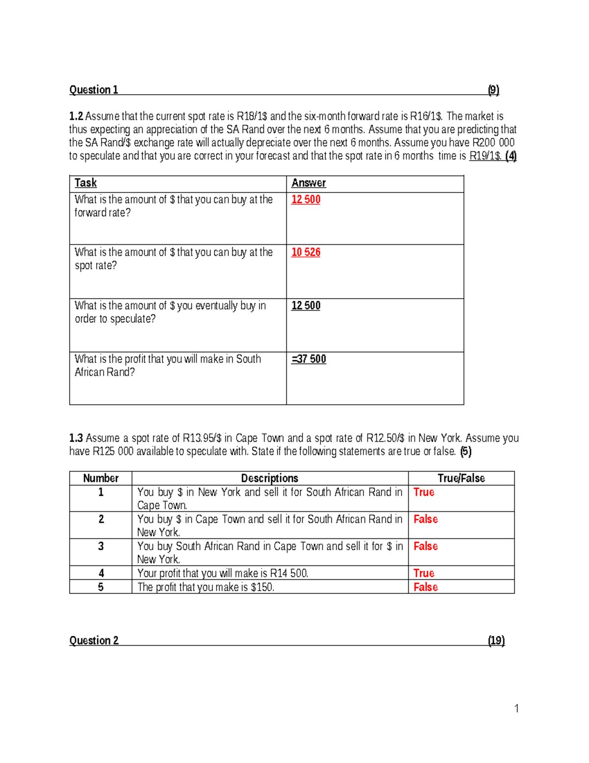 Eco1B Practice Questions: Test 2 on Exchange Rates & Economic Policies ...