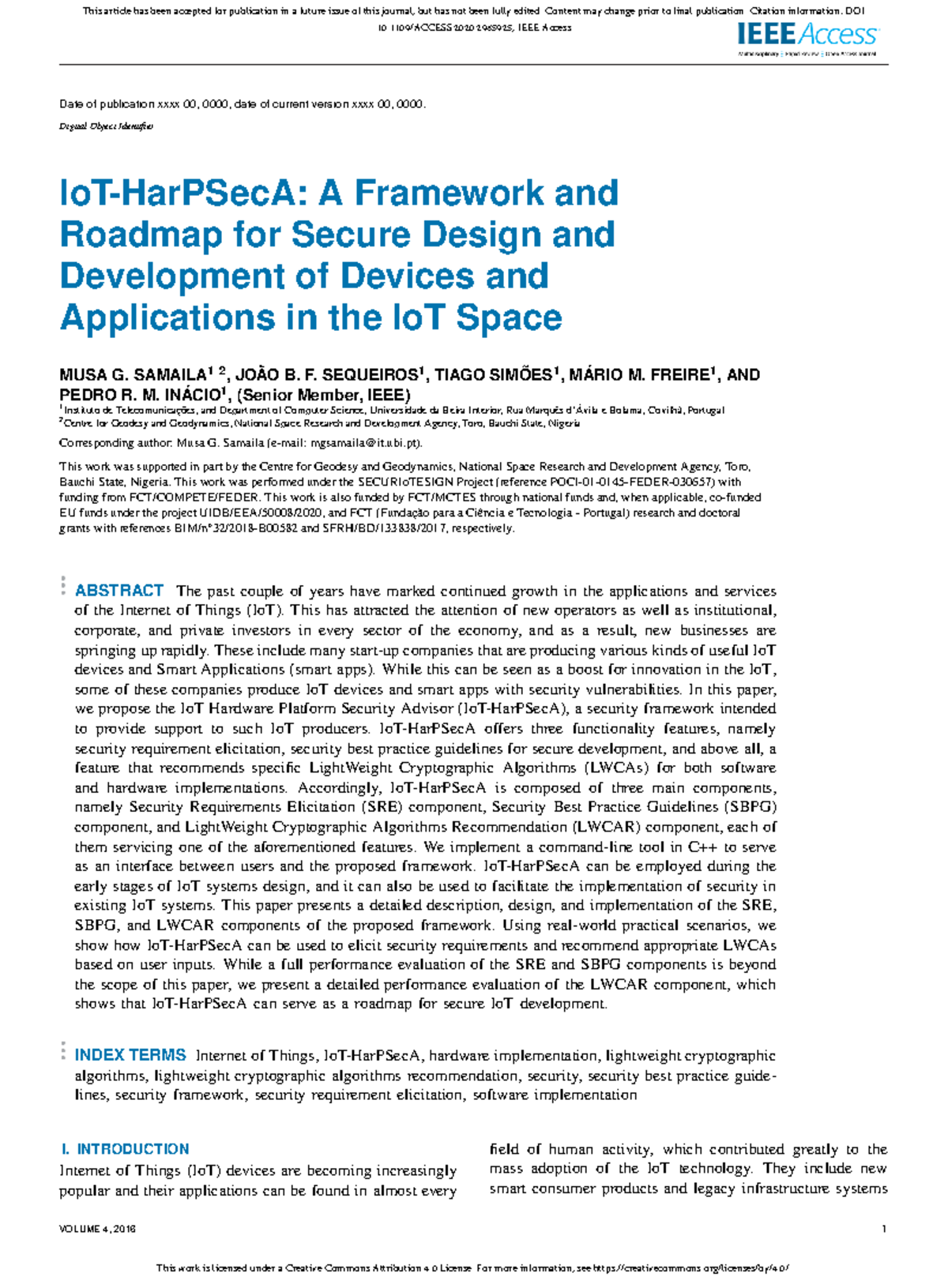 A Framework and Roadmap for Secure IoT Device Development - Studocu