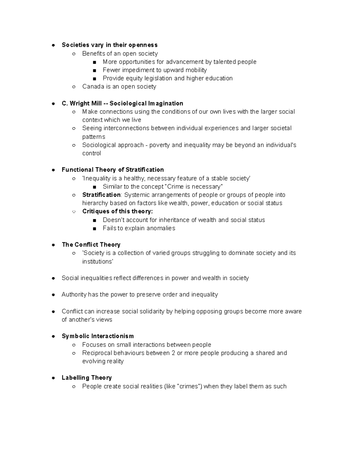 SOC1106 - Week 1 - Week 1 Lecture Notes - Societies vary in their ...