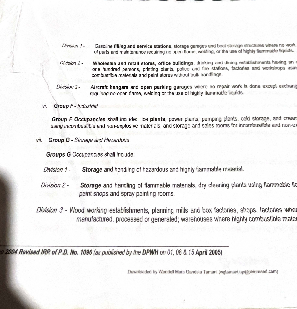 Division of Gasoline & Hazardous Material Storage - 1st Year - Studocu