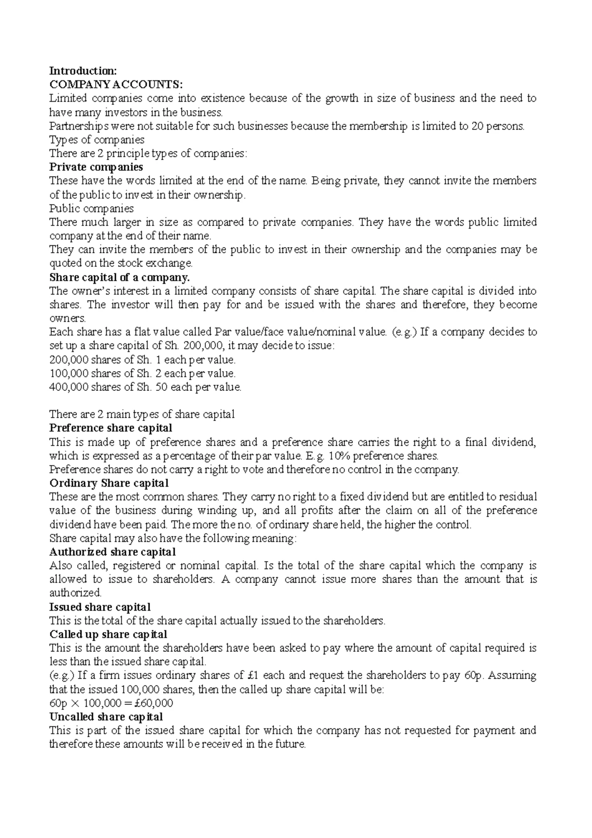 Business Studies: Comprehensive Guide to Form 1 Topics - Studocu