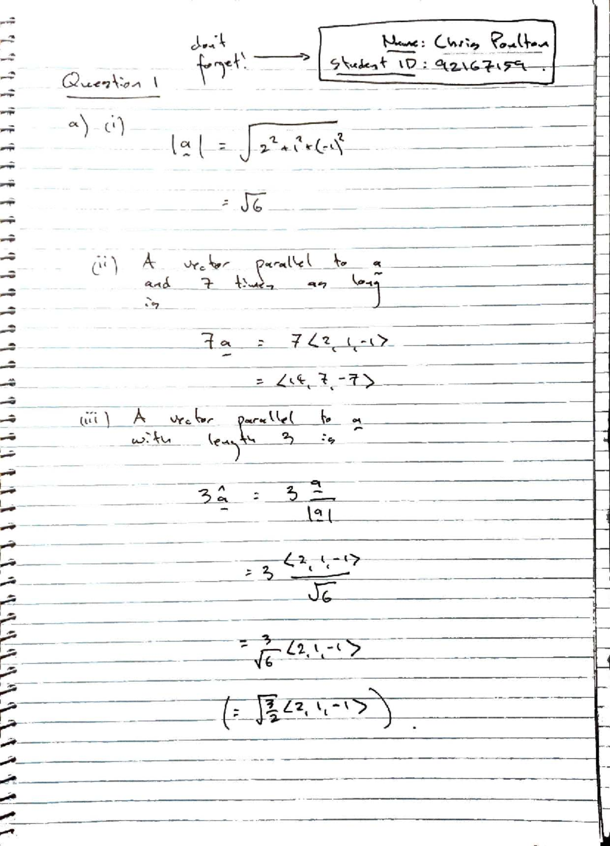 Q1 Sols - Solutions for Past Paper in Math 101 - Studocu
