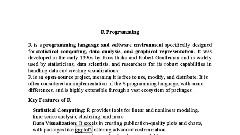 R Programming: Key Features and Applications in Data Visualization ...
