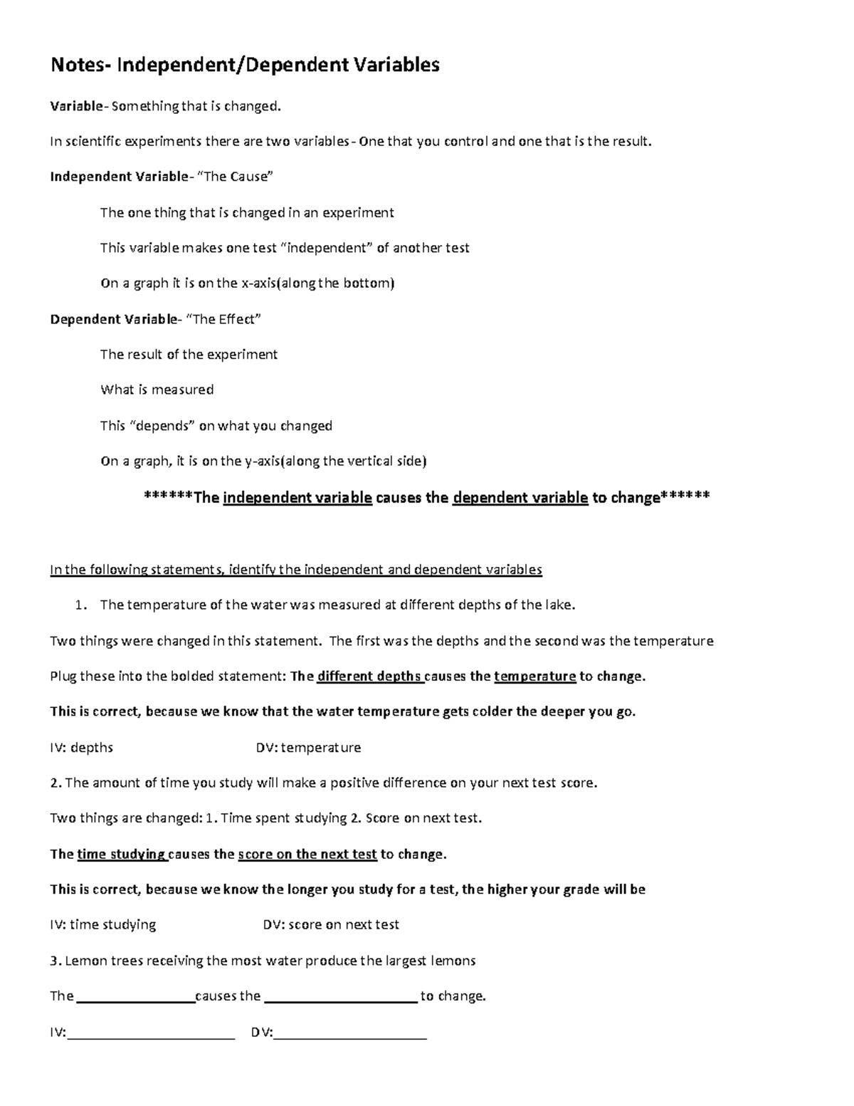 Variables Notes - naaaaaaaaaaaaaaaaaaaaaaaaaaaaaaaa - Notes ...