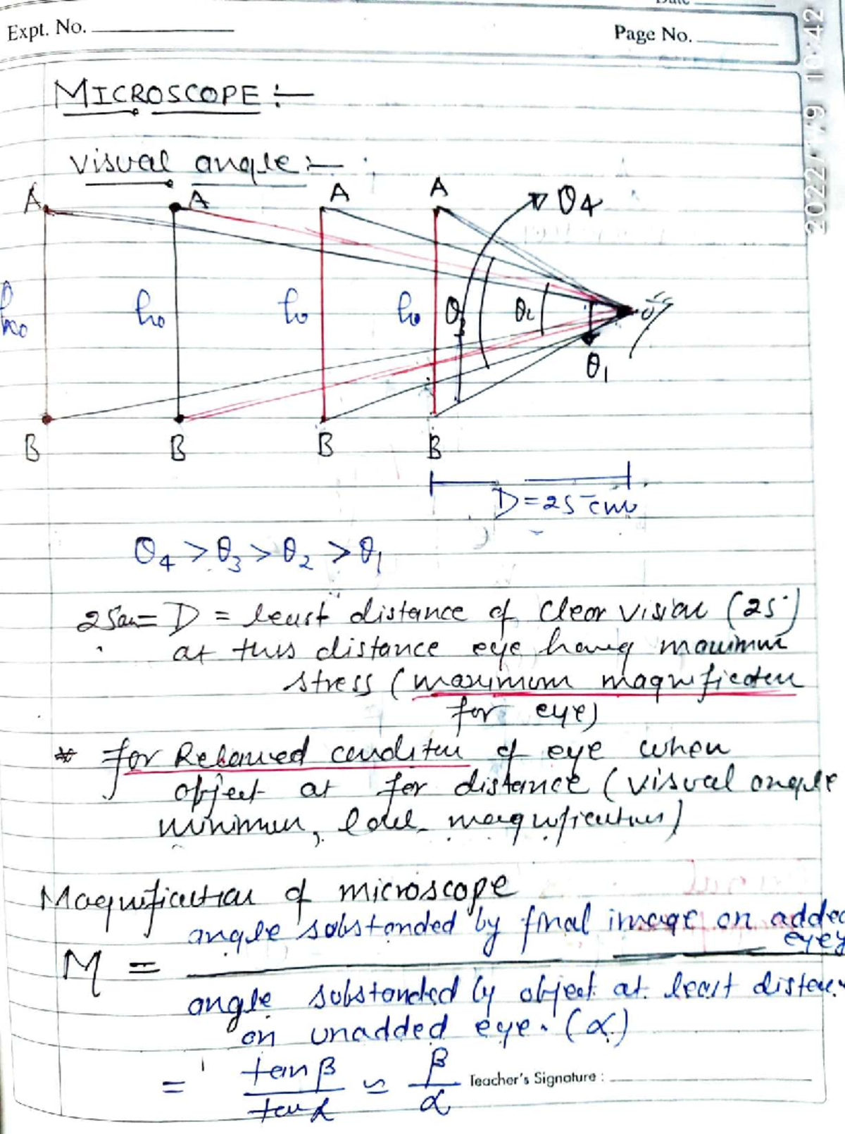 Optical Instrument & TIR App Notes - PHYS 101 - Studocu