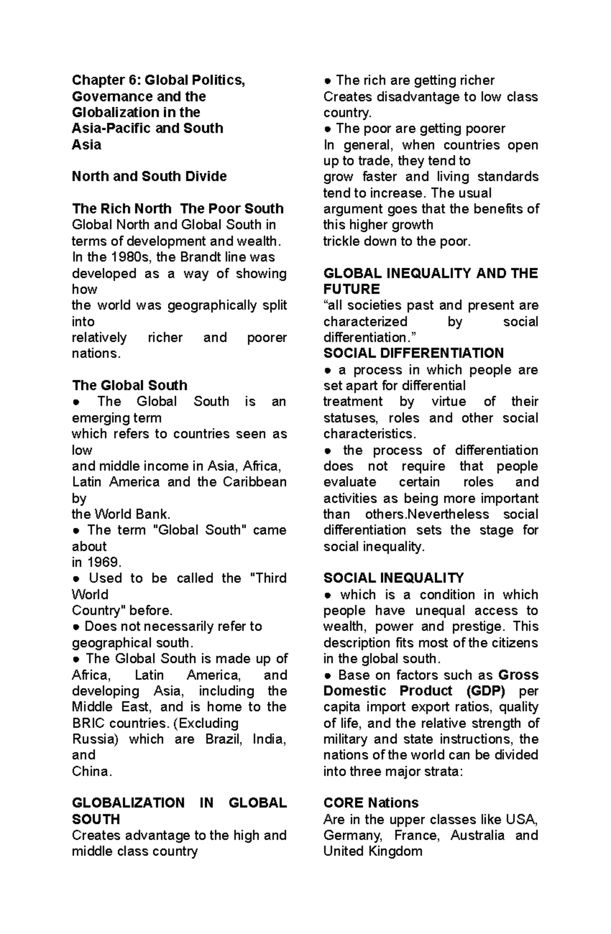 Chapter 6 & 7: Global Politics and Media in the Global South (Contworld ...