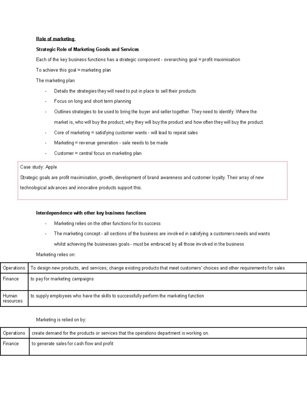 Business Studies - Marketing Strategies and Case Studies (BSM101) - Studocu