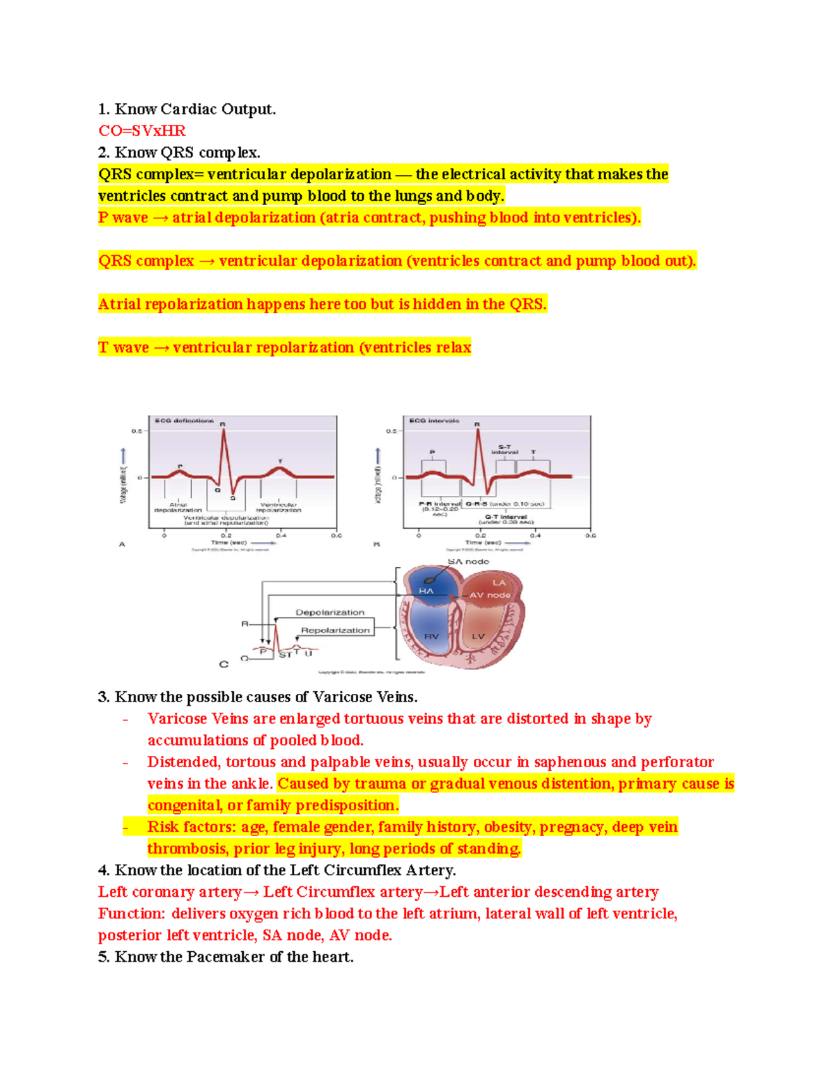 Pathophysiology Quiz 3: Key Concepts and Cardiac Insights - Studocu