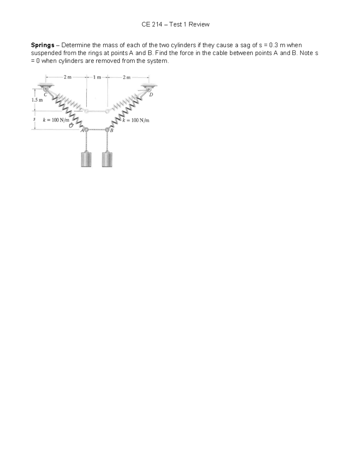 ENGR 101 - Final Exam Review - Mechanics of Materials - Studocu