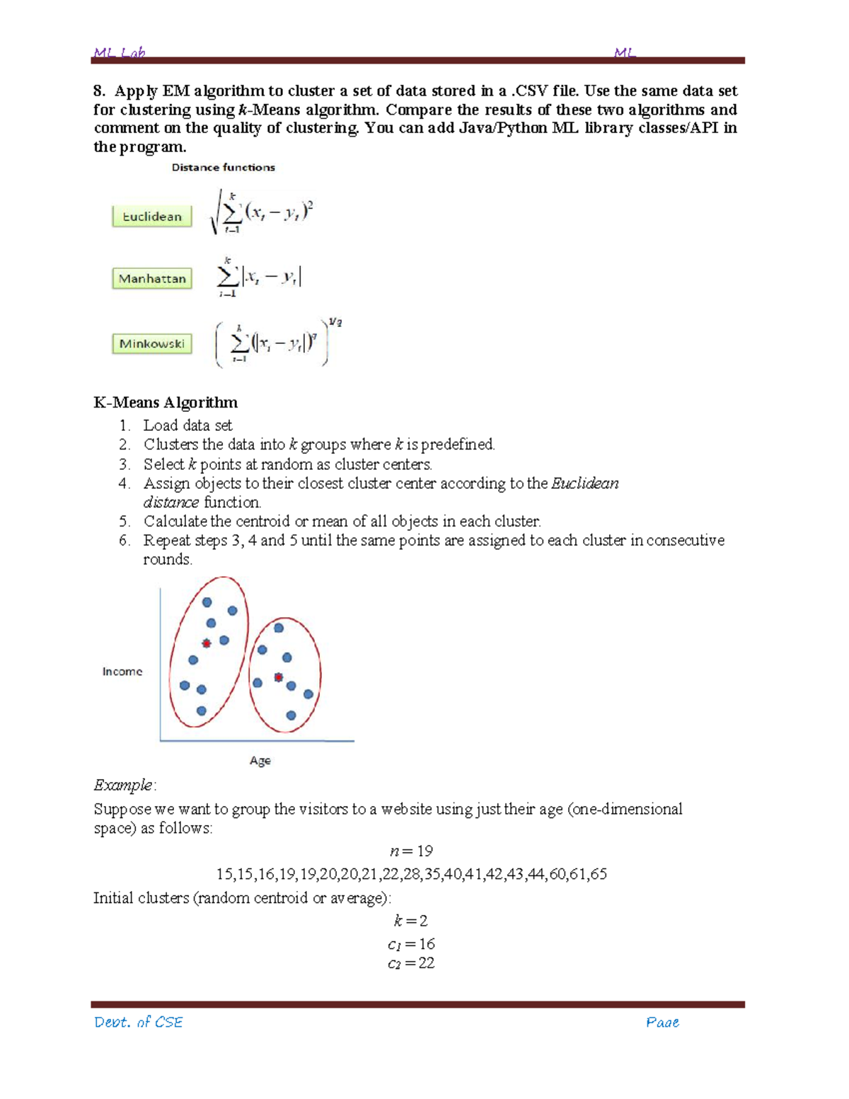 Machine Learning LAB-36 - ML Lab ML Dept. of CSE Page Apply EM ...