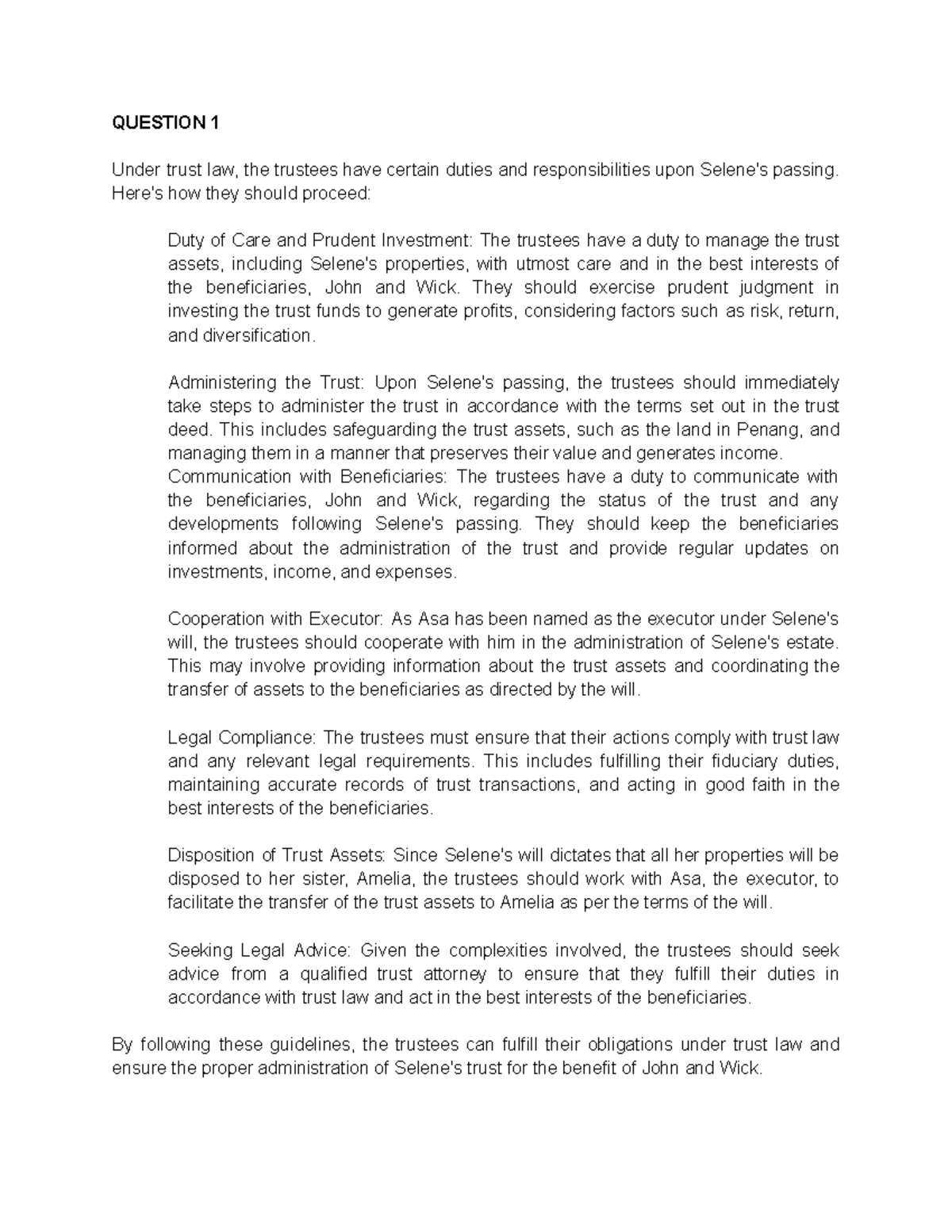 Equity Trust Law: Duties of Trustees & Re Kayford Ltd Case Study - Studocu