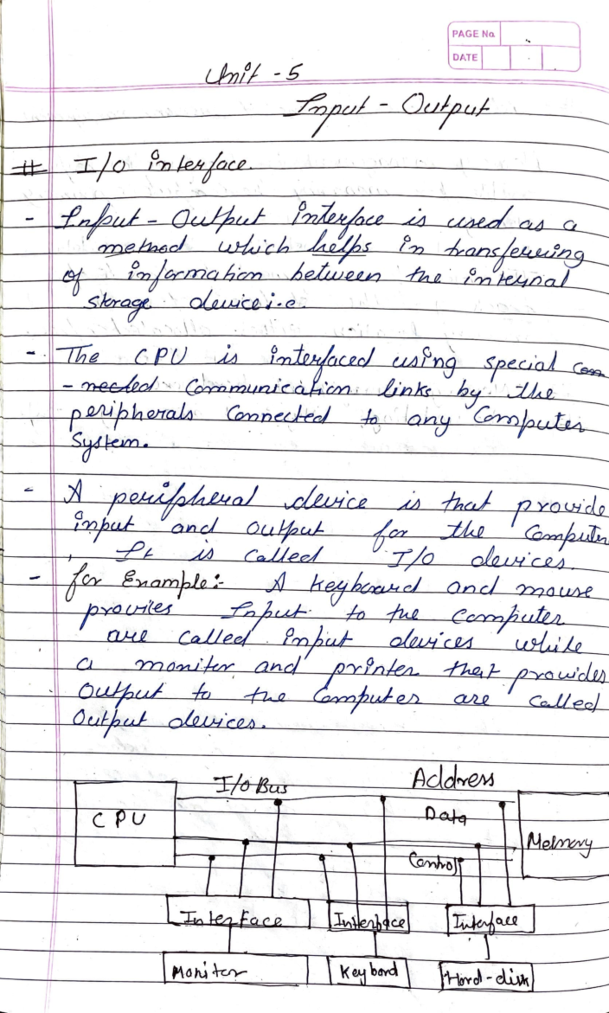 5 coa - This is the hand written notes of the coa 5 unit - rPAGENo .. j ...