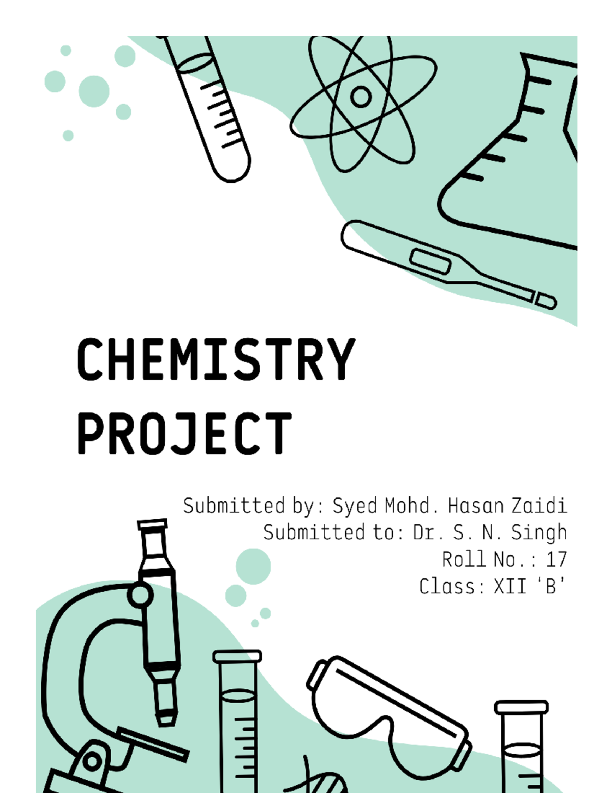 Project Work on Adulteration Detection in Chemistry (Class XII) - Studocu