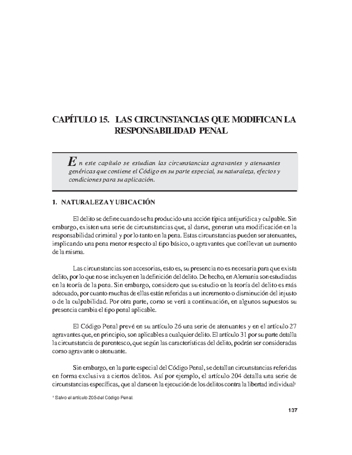 Atenuantes y Agravantes en la Responsabilidad Penal - Capítulo 15 CP ...