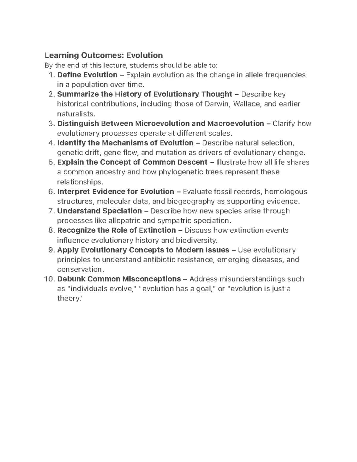 Learning Outcomes - Optics (Course Code: 123456) - Studocu