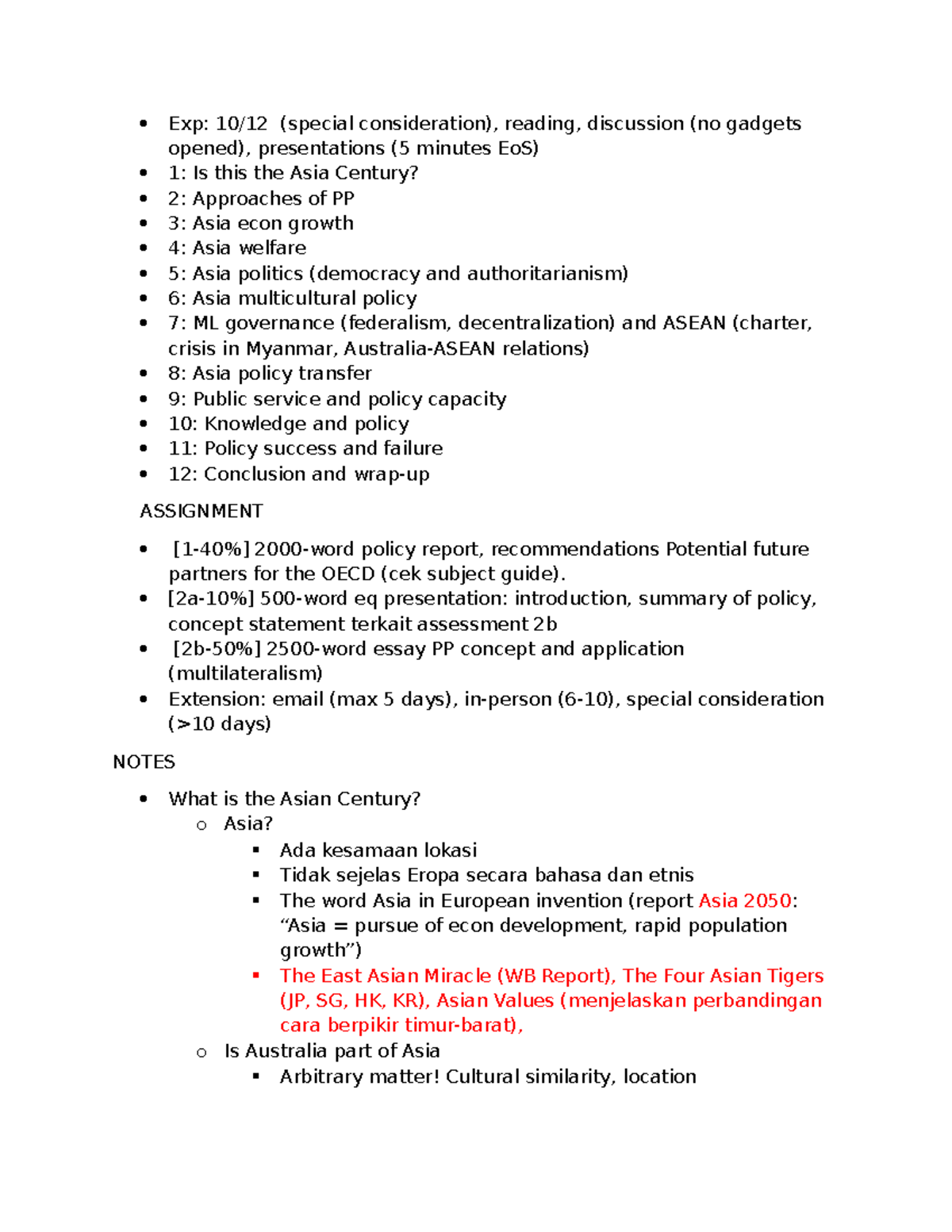 PPA-01-Class Note: Exploring the Asia Century and Policy Implications ...
