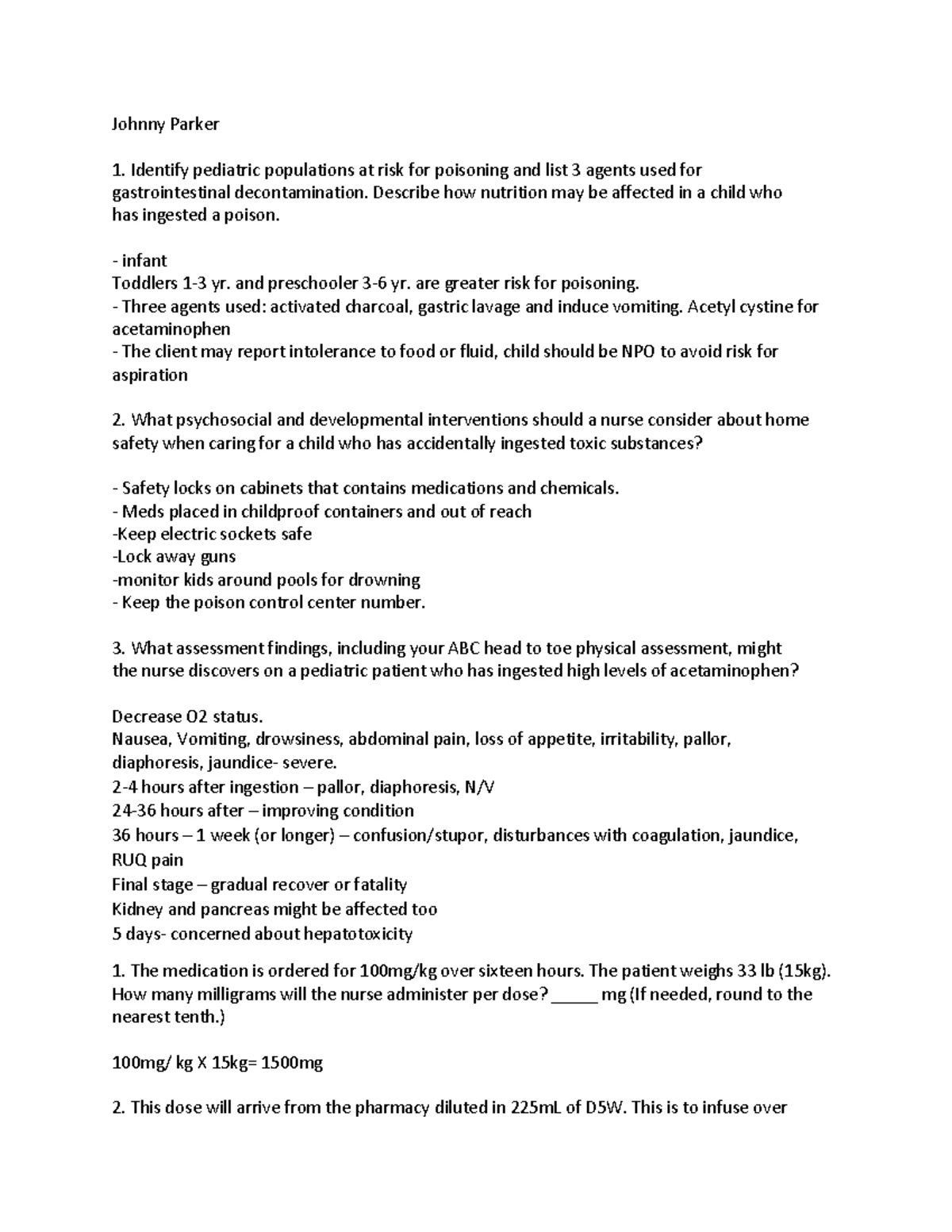 Lorazepam ATI ALT - ATI ALT - ACTIVE LEARNING TEMPLATES THERAPEUTIC ...
