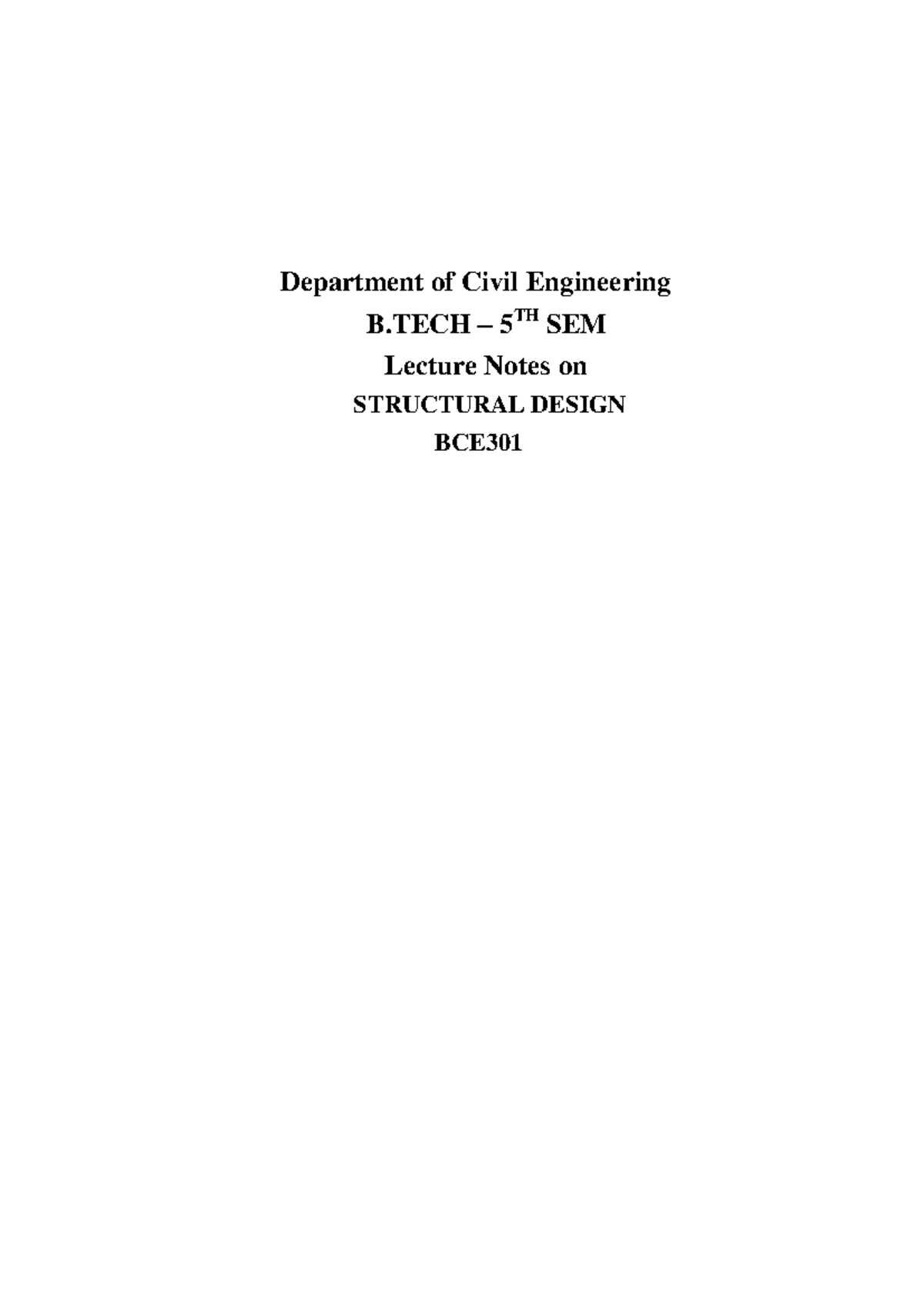 Lecture 1424715726 - Department of Civil Engineering B – 5 TH SEM ...