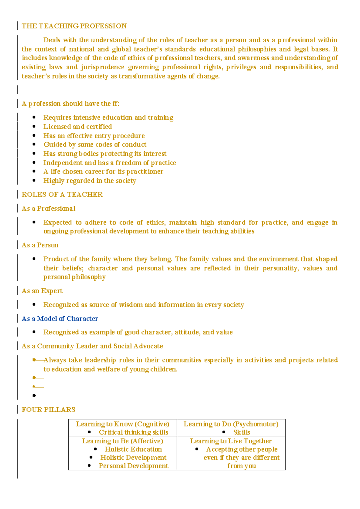 Understanding the Teaching Profession: Roles, Ethics, and Challenges ...