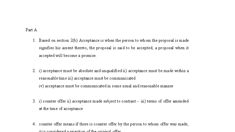 LAW 436 Tutorial PART 2 - tuto - Part A 1. Based on section 2(b ...