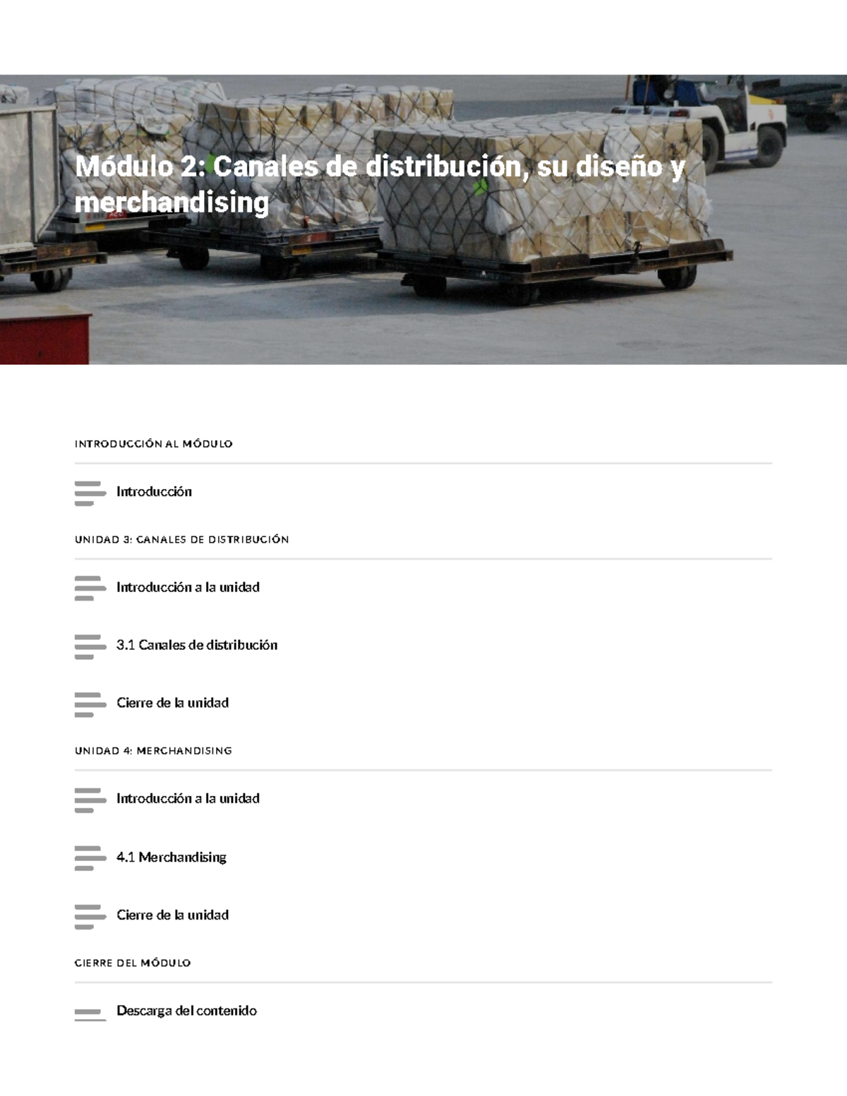 Módulo 2: Canales de Distribución y Merchandising - Apuntes - Studocu