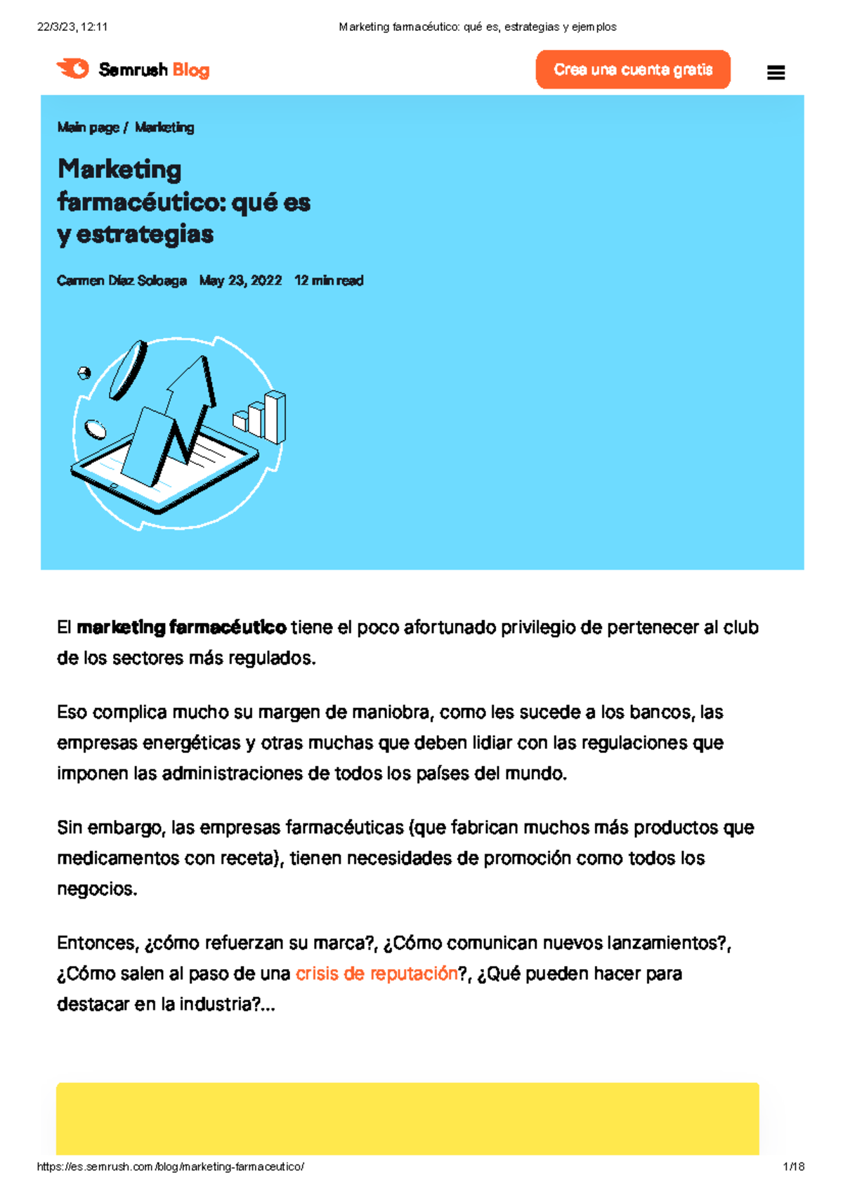 Marketing Farmacéutico: Estrategias Clave y Ejemplos Prácticos - Studocu